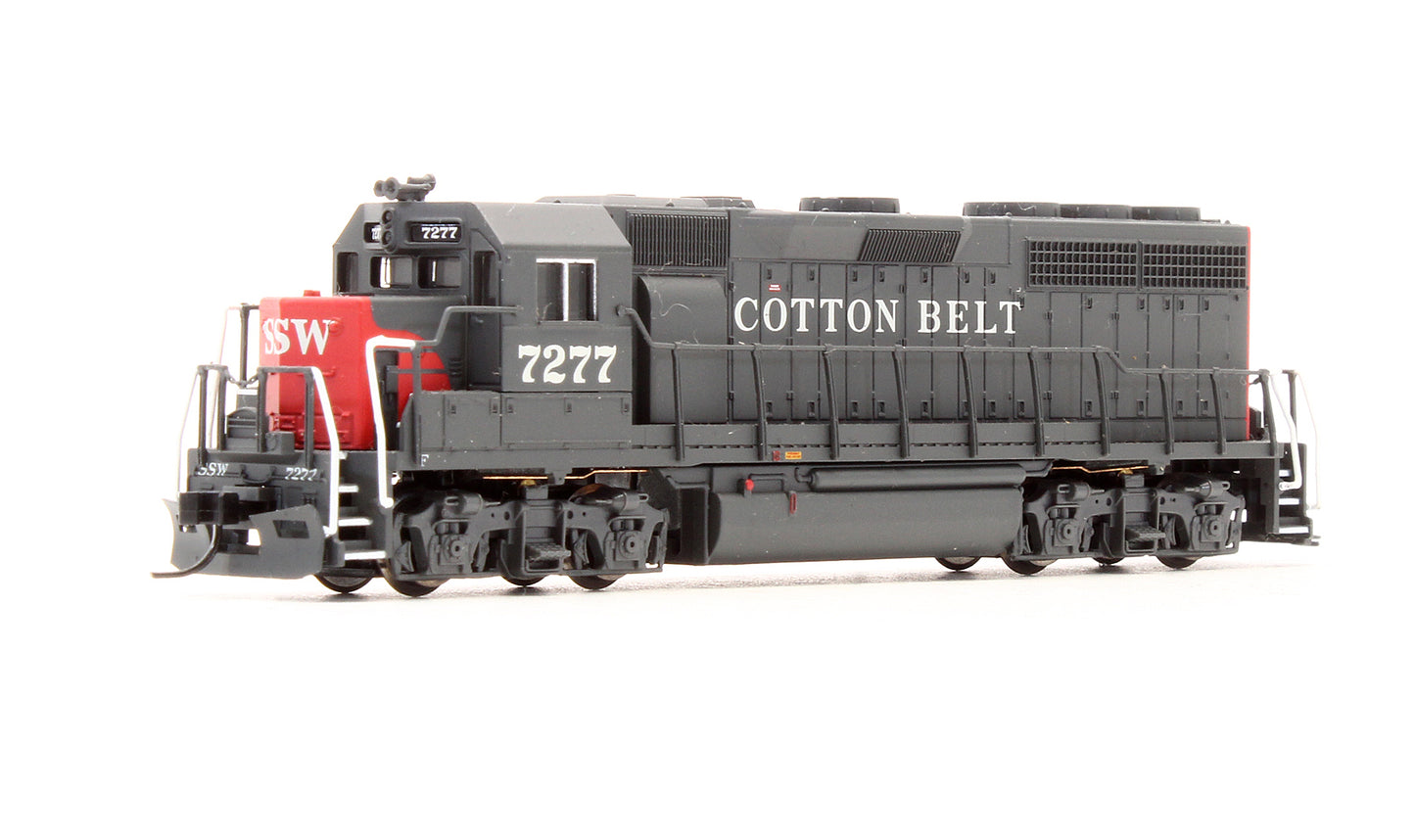 Pre-Owned 53927 GP40 Diesel Locomotive Cotton Belt - Road #7277