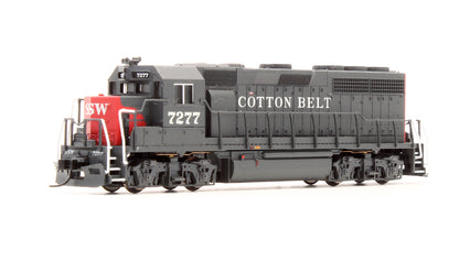 Pre-Owned 53927 GP40 Diesel Locomotive Cotton Belt - Road #7277