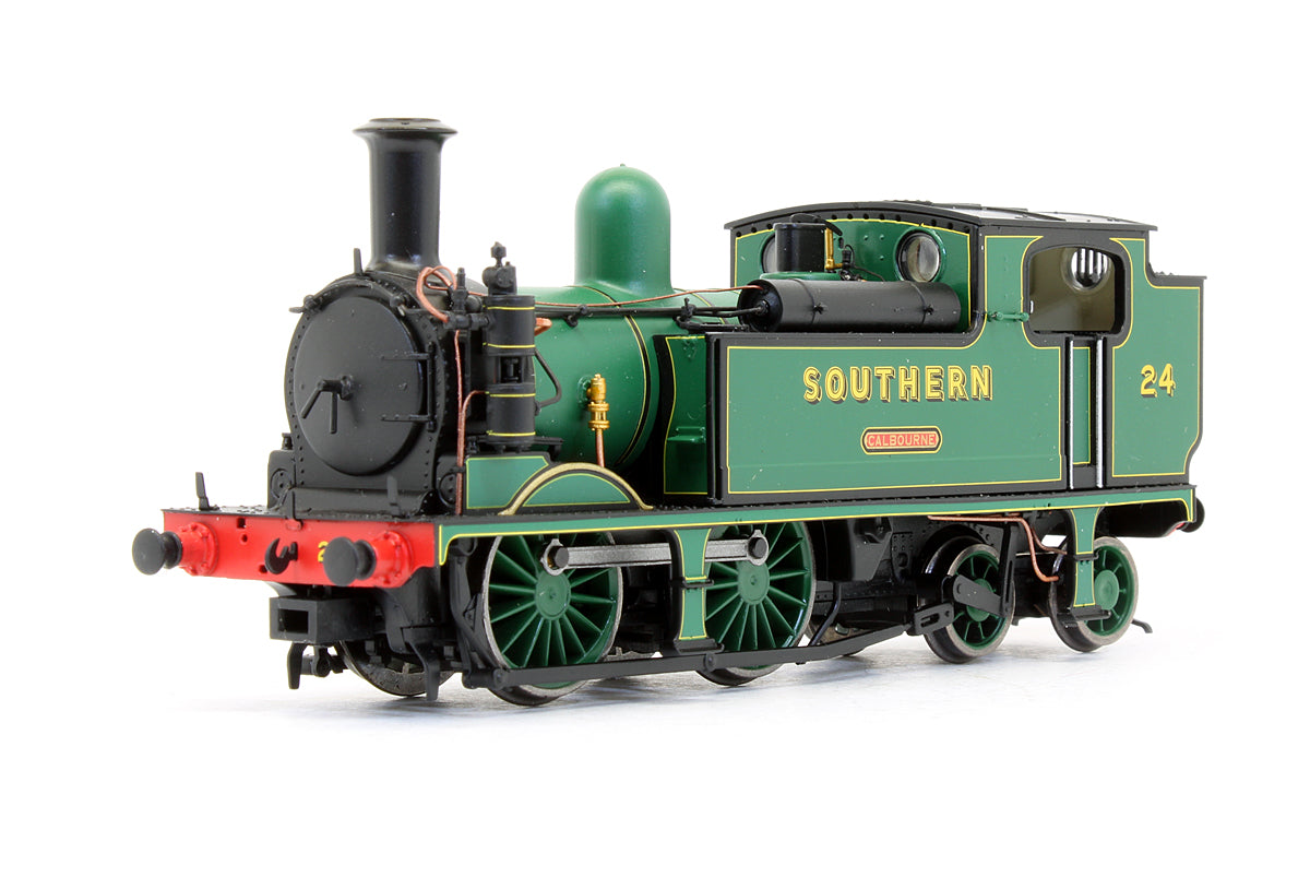Pre-Owned E85013 LSWR Adams O2 SR Malachite Green 'Calbourne' 24 Steam Locomotive - Exclusive Edition