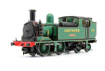Pre-Owned E85013 LSWR Adams O2 SR Malachite Green 'Calbourne' 24 Steam Locomotive - Exclusive Edition