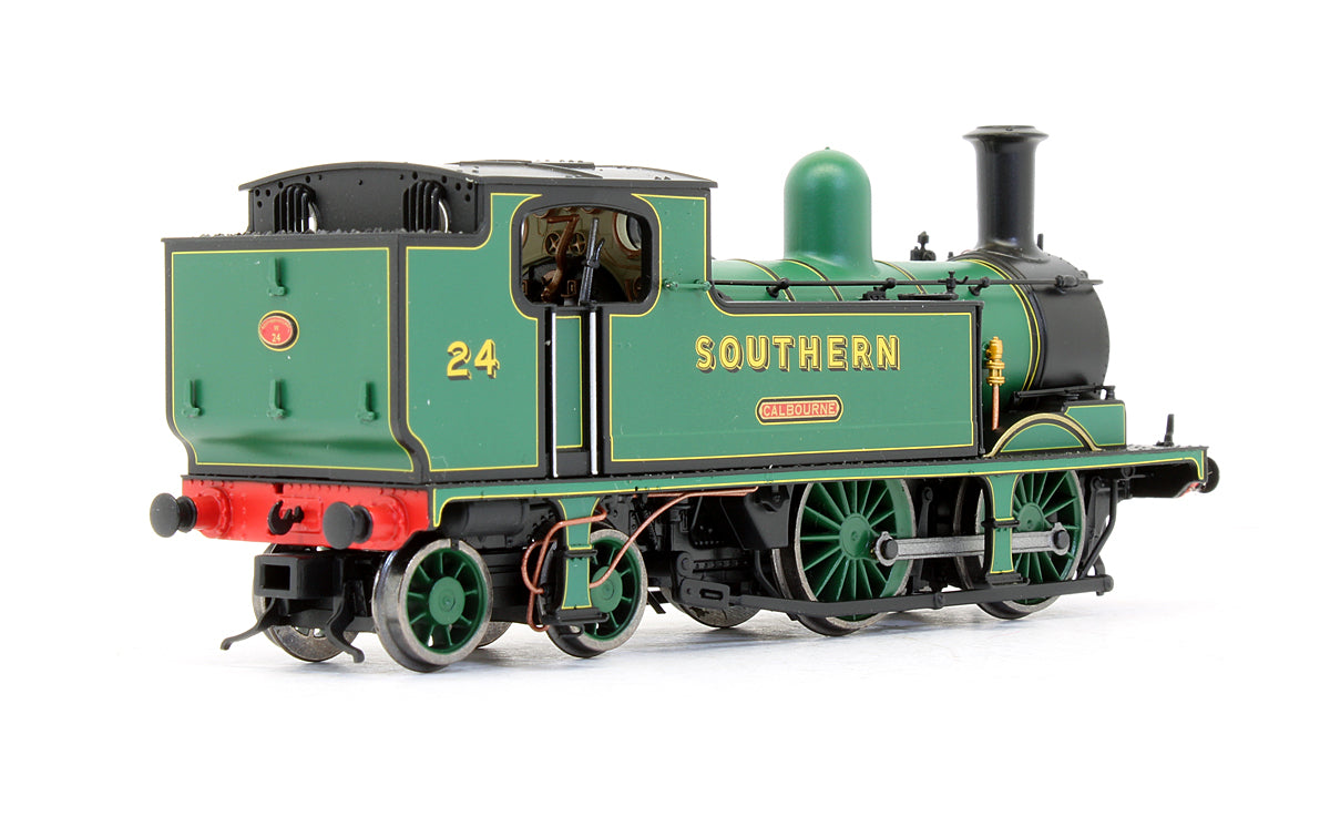 Pre-Owned E85013 LSWR Adams O2 SR Malachite Green 'Calbourne' 24 Steam Locomotive - Exclusive Edition