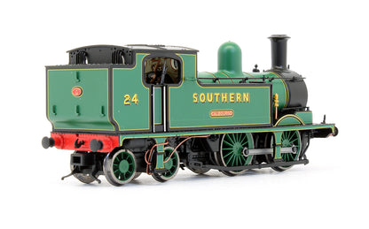 Pre-Owned E85013 LSWR Adams O2 SR Malachite Green 'Calbourne' 24 Steam Locomotive - Exclusive Edition