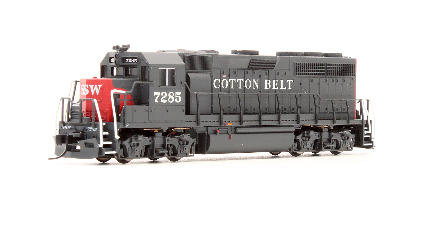 Pre-Owned 53928 GP40 Diesel Locomotive Cotton Belt - Road #7285