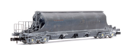 Pack of 4 JIA Nacco Wagons Imerys Blue - Heavily Weathered