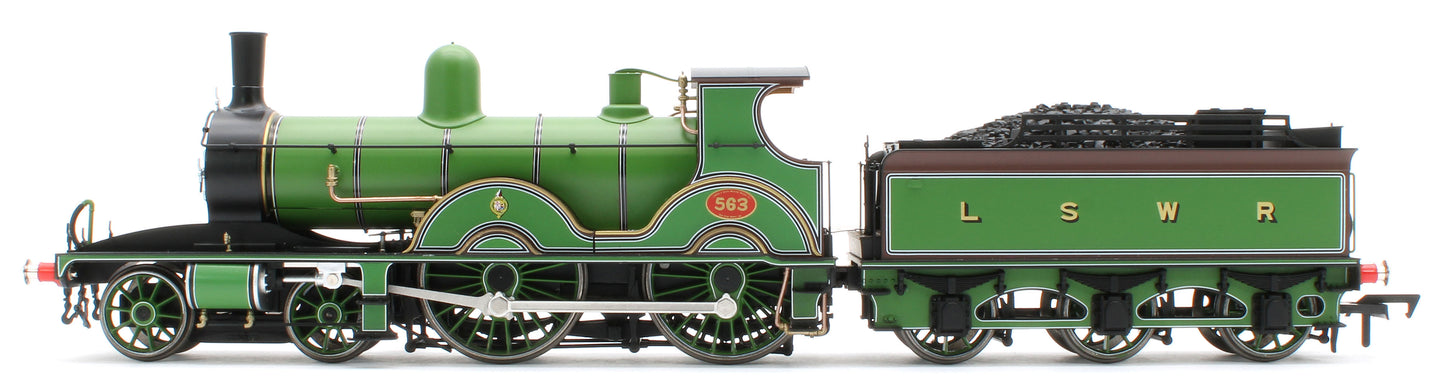 E85030 LSWR Adams T3 563 LSWR Drummond Green Steam Locomotive