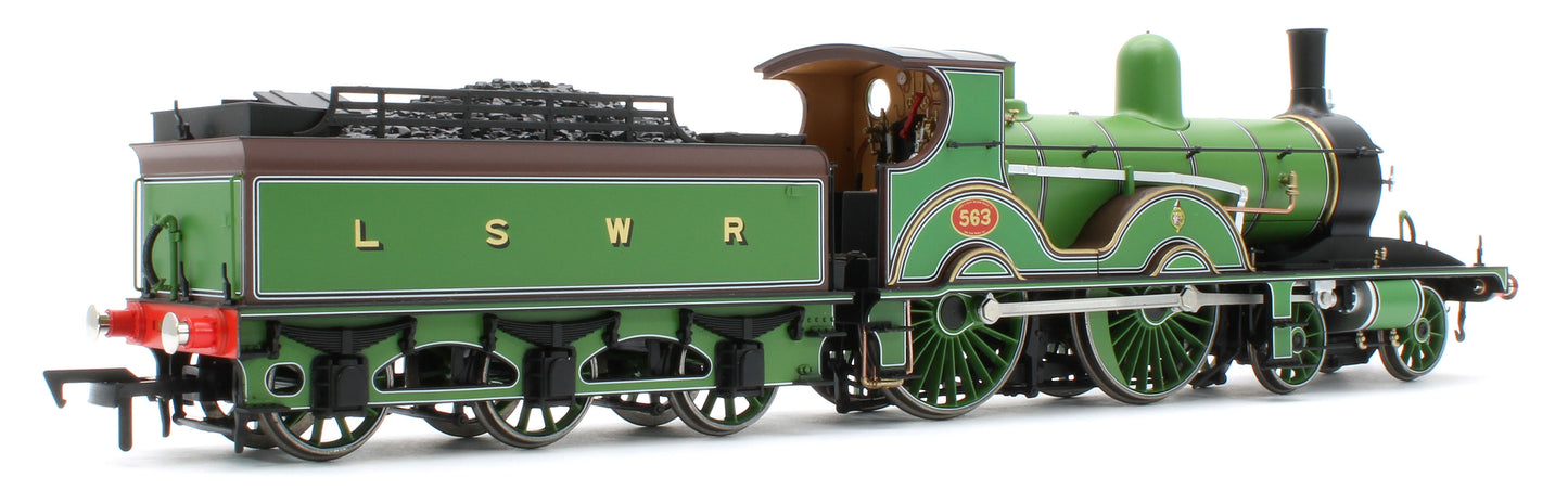E85030 LSWR Adams T3 563 LSWR Drummond Green Steam Locomotive