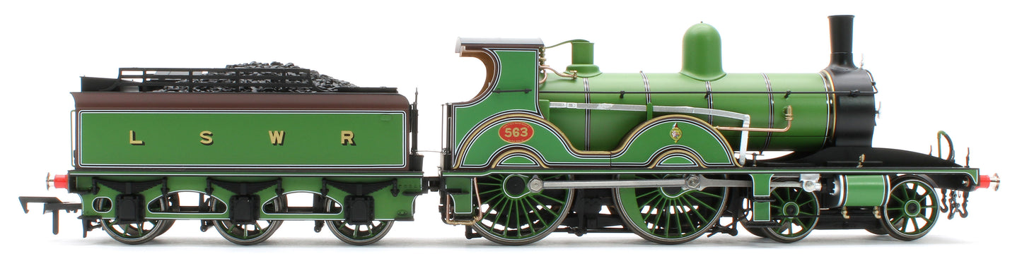 E85030 LSWR Adams T3 563 LSWR Drummond Green Steam Locomotive