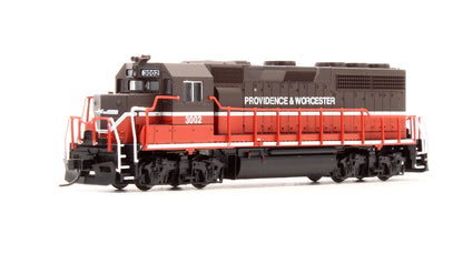 Pre-Owned 40 000 384 GP40 Diesel Locomotive Providence & Worcester - Road #3002
