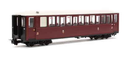 Pre-Owned Ffestiniog Railway 'Tin Car' Saloon Third No. 120 FR Maroon