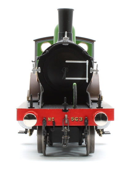 E85030 LSWR Adams T3 563 LSWR Drummond Green Steam Locomotive