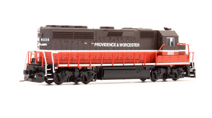 Pre-Owned 40 000 384 GP40 Diesel Locomotive Providence & Worcester - Road #3002