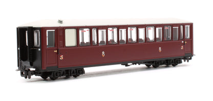 Ffestiniog Railway 'Tin Car' Saloon Third No. 119 FR Maroon