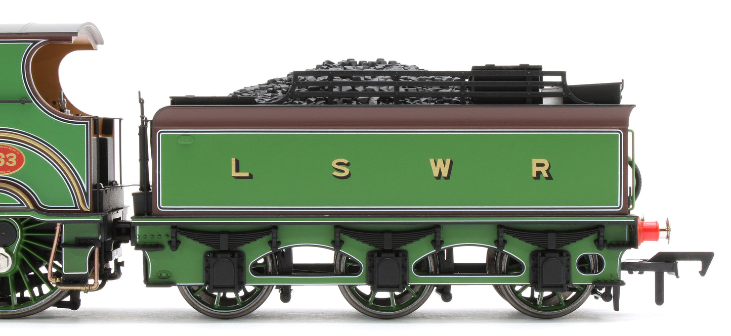 E85030 LSWR Adams T3 563 LSWR Drummond Green Steam Locomotive