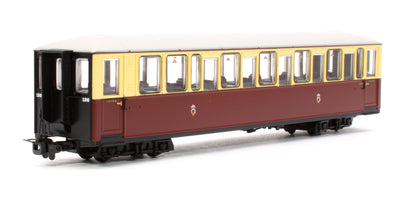 Ffestiniog Railway 'Tin Car' Saloon Third No. 120 FR Crimson & Cream