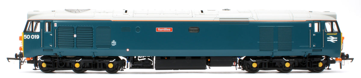 ACC2391-DCC Class 50 BR Laira Blue 'Ramillies' No.50019 Diesel Locomotive - DCC Sound