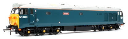 ACC2391-DCC Class 50 BR Laira Blue 'Ramillies' No.50019 Diesel Locomotive - DCC Sound