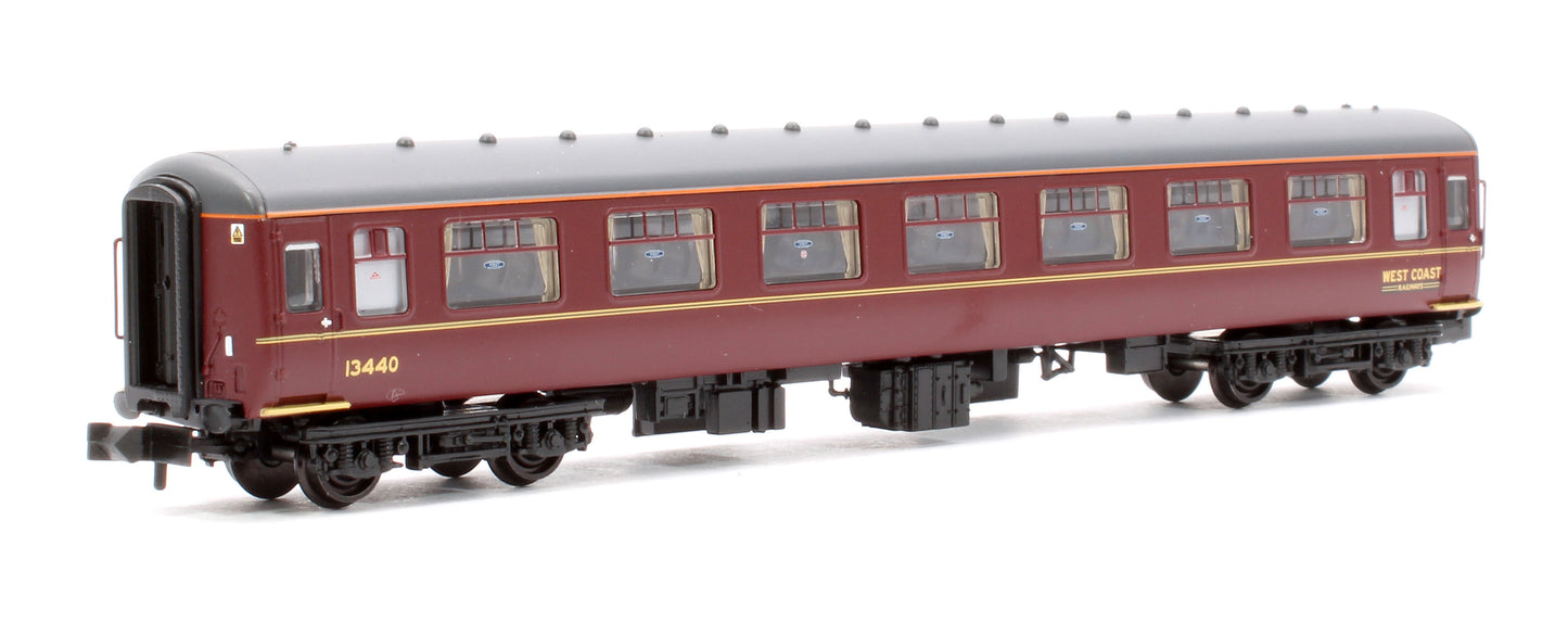 BR MK2A FK First Corridor WCRC Maroon No.13440