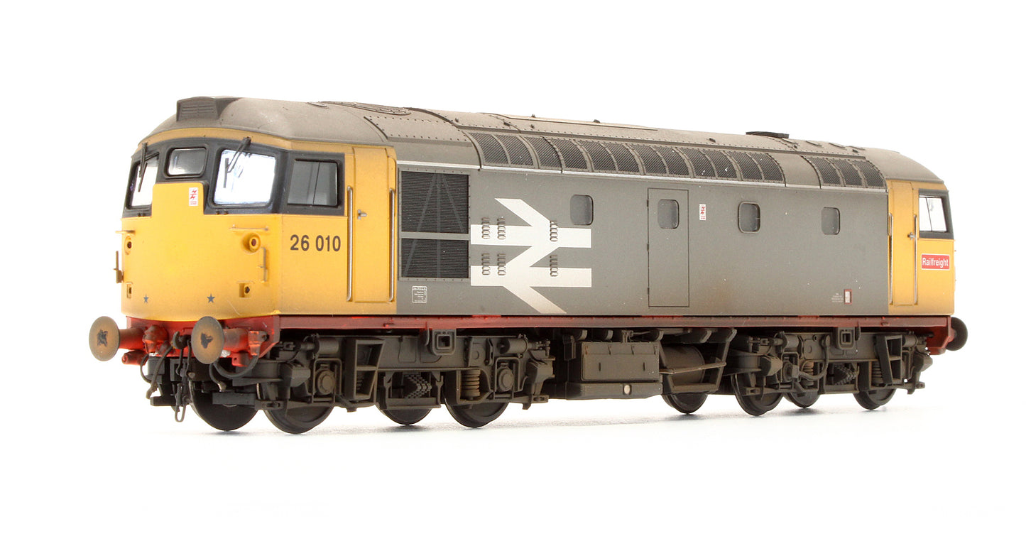 Pre-Owned Class 26010 Railfreight Redstripe Diesel Locomotive - Custom Weathered