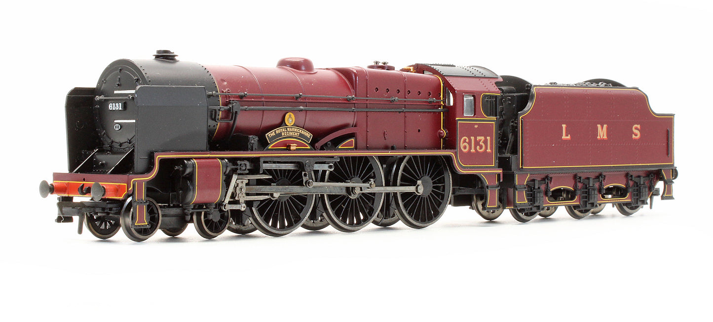 Pre-Owned 31-280Z Class Parallel Boiler Scot LMS Crimson 'The Royal Warwickshire Regiment' 6131 Steam Locomotive - Limited Edition - DCC Fitted