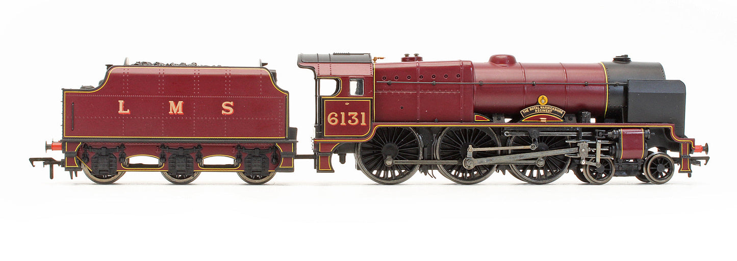 Pre-Owned 31-280Z Class Parallel Boiler Scot LMS Crimson 'The Royal Warwickshire Regiment' 6131 Steam Locomotive - Limited Edition - DCC Fitted