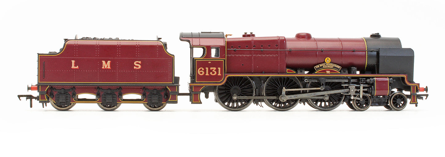 Pre-Owned Class Parallel Boiler Scot LMS Crimson 'The Royal Warwickshire Regiment' 6131 Steam Locomotive - Limited Edition
