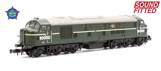 LMS 10000 BR Green (Late Crest) Diesel Locomotive - DCC Sound