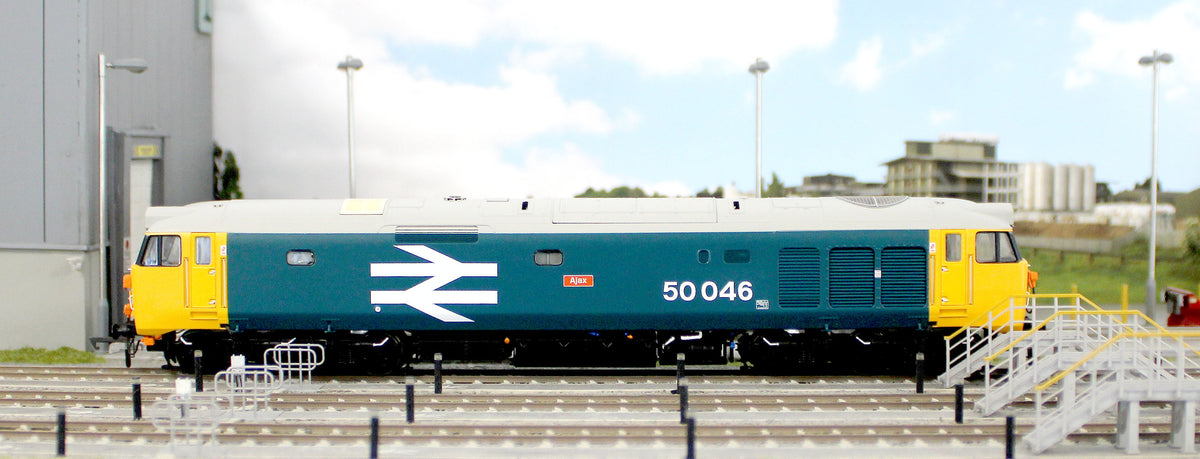 ACC2387 Class 50 BR Large Logo (with Grey Roof) 'Ajax' No.50046 Diesel Locomotive