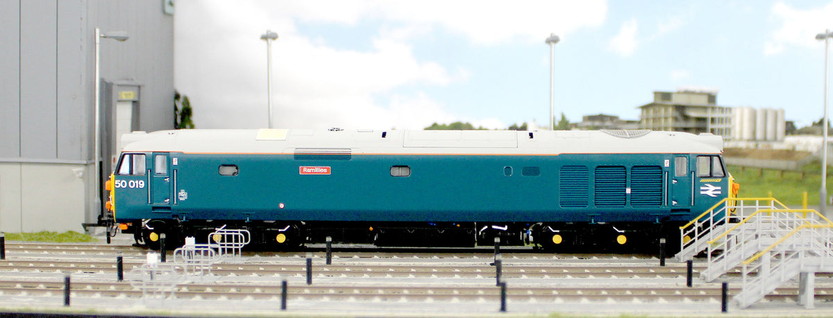 ACC2391-DCC Class 50 BR Laira Blue 'Ramillies' No.50019 Diesel Locomotive - DCC Sound