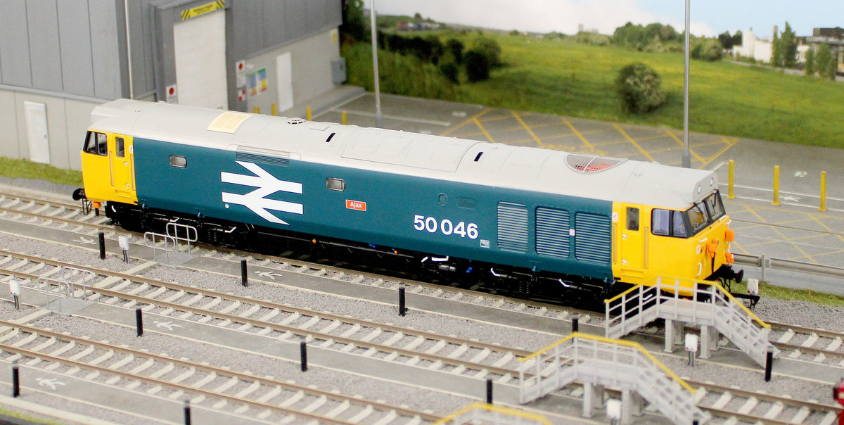 ACC2395-DCC Class 50 BR Large Logo (with Grey Roof) 'Ajax' No.50046 Diesel Locomotive - DCC Sound