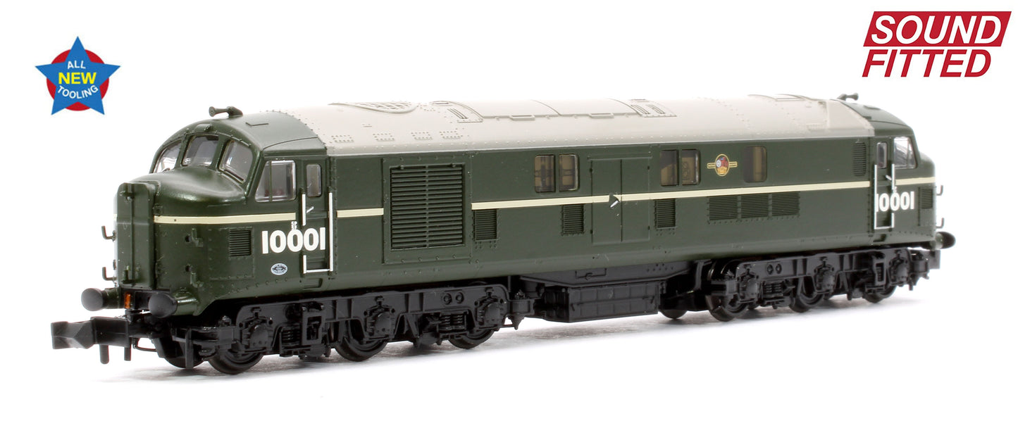 LMS 10001 BR Green (Late Crest) Diesel Locomotive - DCC Sound