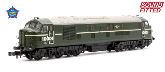 LMS 10001 BR Green (Late Crest) Diesel Locomotive - DCC Sound