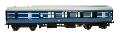 Pre-Owned Set of 3x LMS Blue Coronation Scot Coaches