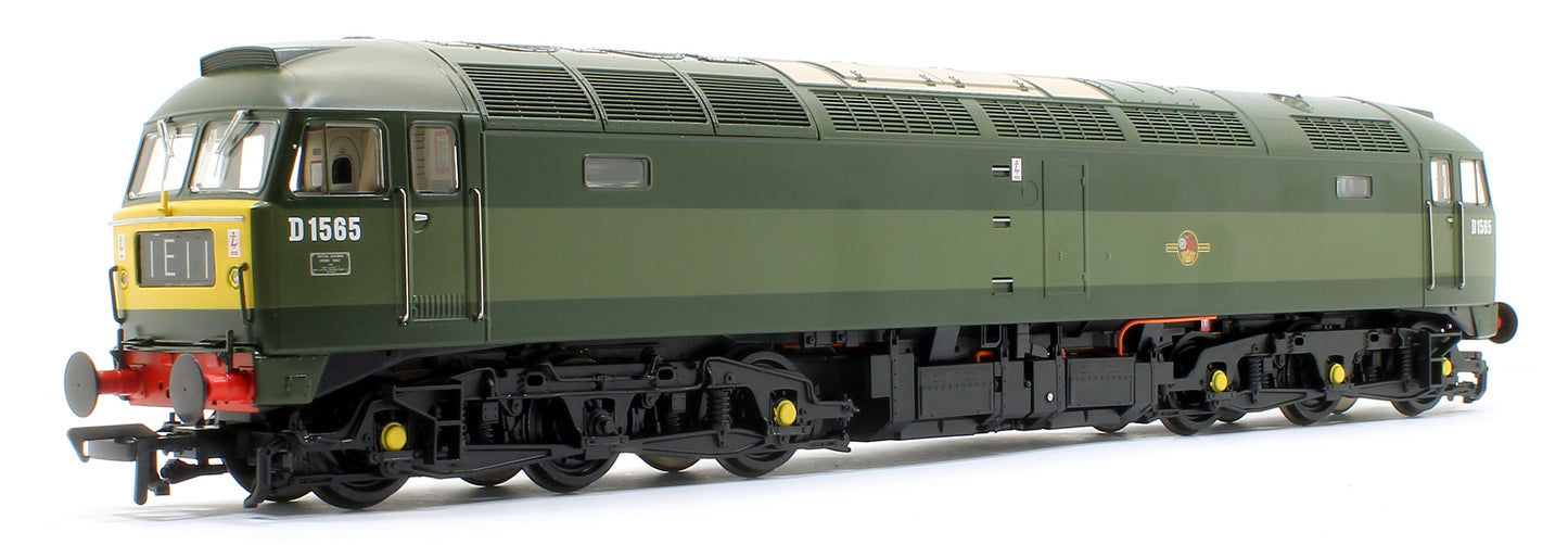 Pre-Owned 35-410SF Class 47/0 D1565 BR Two-Tone Green (Small Yellow Panels) Diesel Locomotive DCC Sound