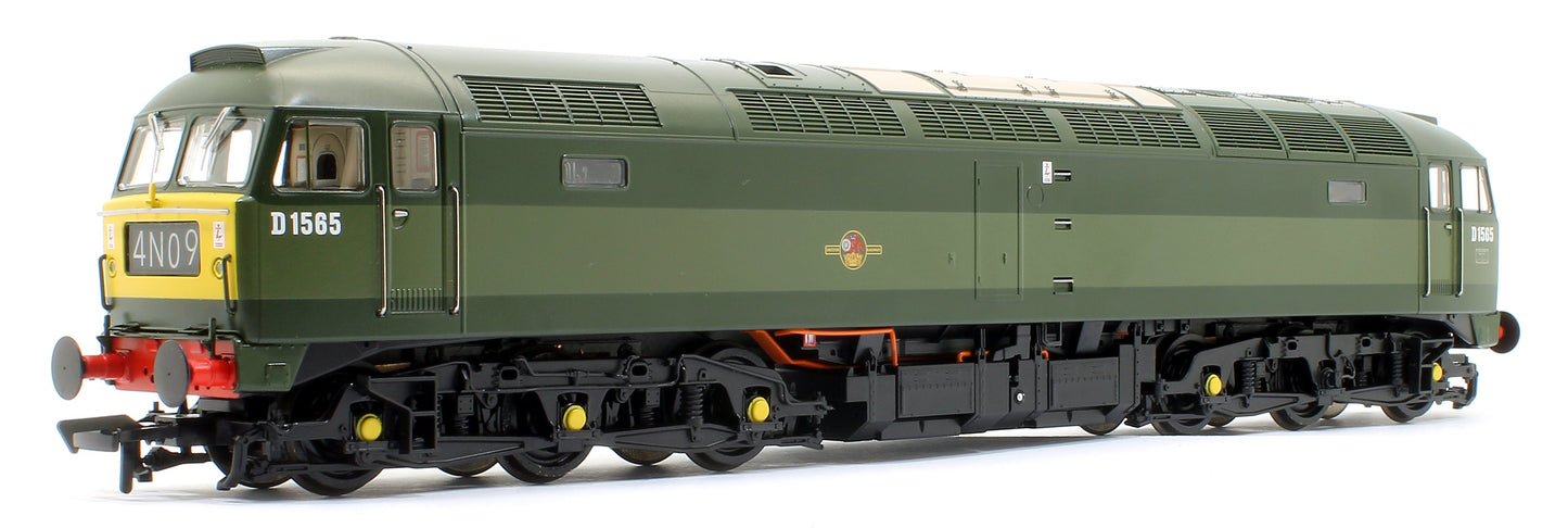 Pre-Owned 35-410SF Class 47/0 D1565 BR Two-Tone Green (Small Yellow Panels) Diesel Locomotive DCC Sound