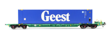 Pre-Owned Intermodal Bogie Wagons with Two 45ft Containers 'Geest'