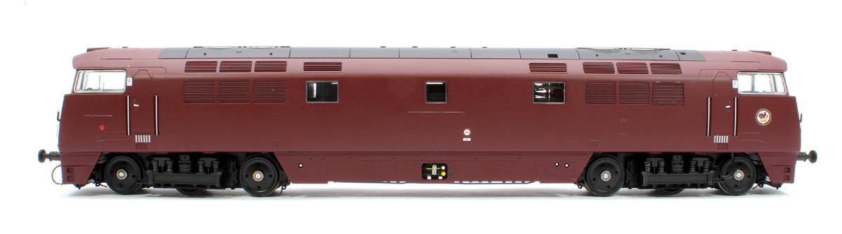 Class 52 Western Invader BR Maroon Small Yellow Plates D1009 Diesel Locomotive - DCC Sound Fitted