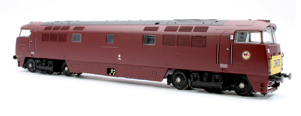 Class 52 Western Invader BR Maroon Small Yellow Plates D1009 Diesel Locomotive - DCC Fitted