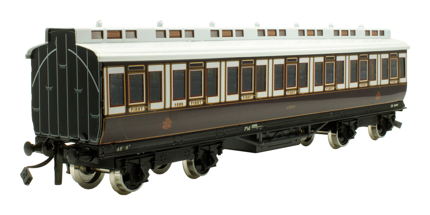 Pre-Owned Set of 3x LNWR 1st / 3rd Class Clerestory Coaches