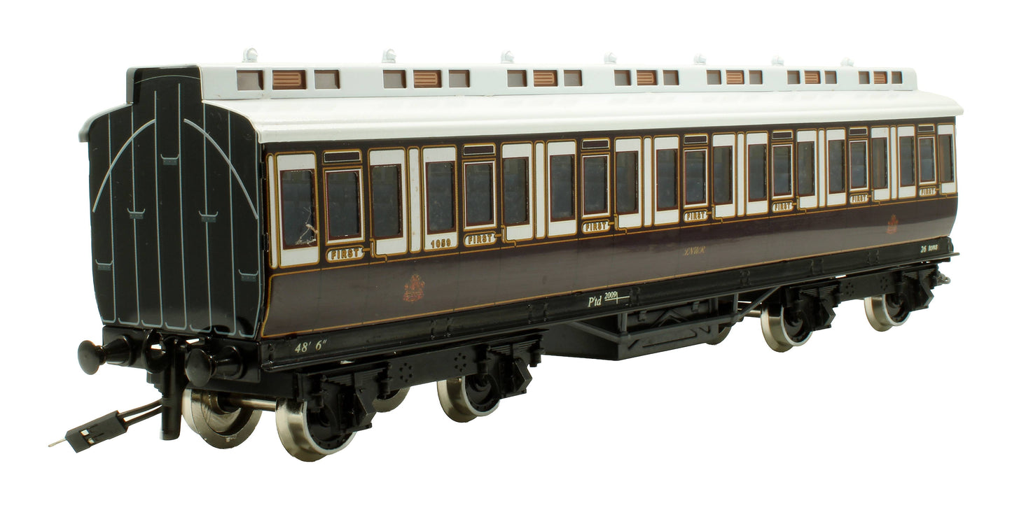 Pre-Owned Set of 3x LNWR 1st / 3rd Class Clerestory Coaches
