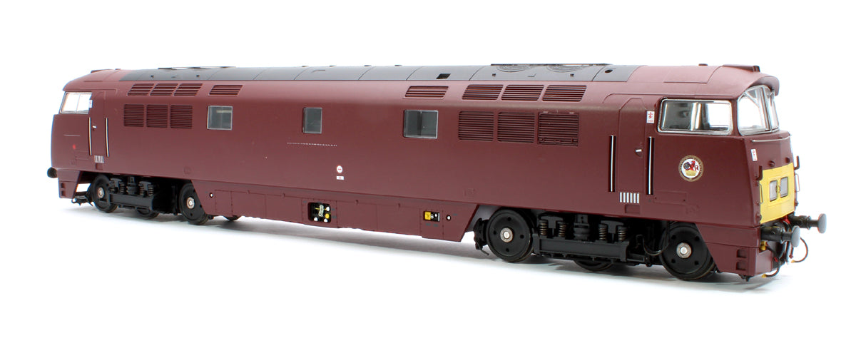 Class 52 Western Invader BR Maroon Small Yellow Plates D1009 Diesel Locomotive - DCC Sound Fitted