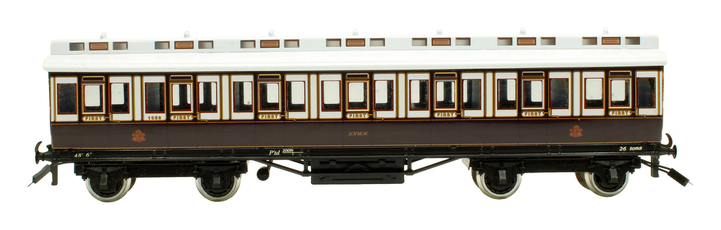 Pre-Owned Set of 3x LNWR 1st / 3rd Class Clerestory Coaches