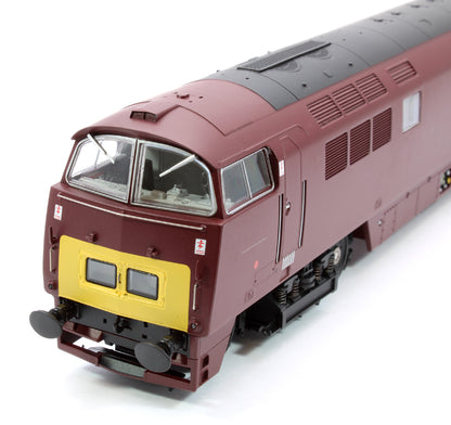 Class 52 Western Invader BR Maroon Small Yellow Plates D1009 Diesel Locomotive - DCC Sound Fitted