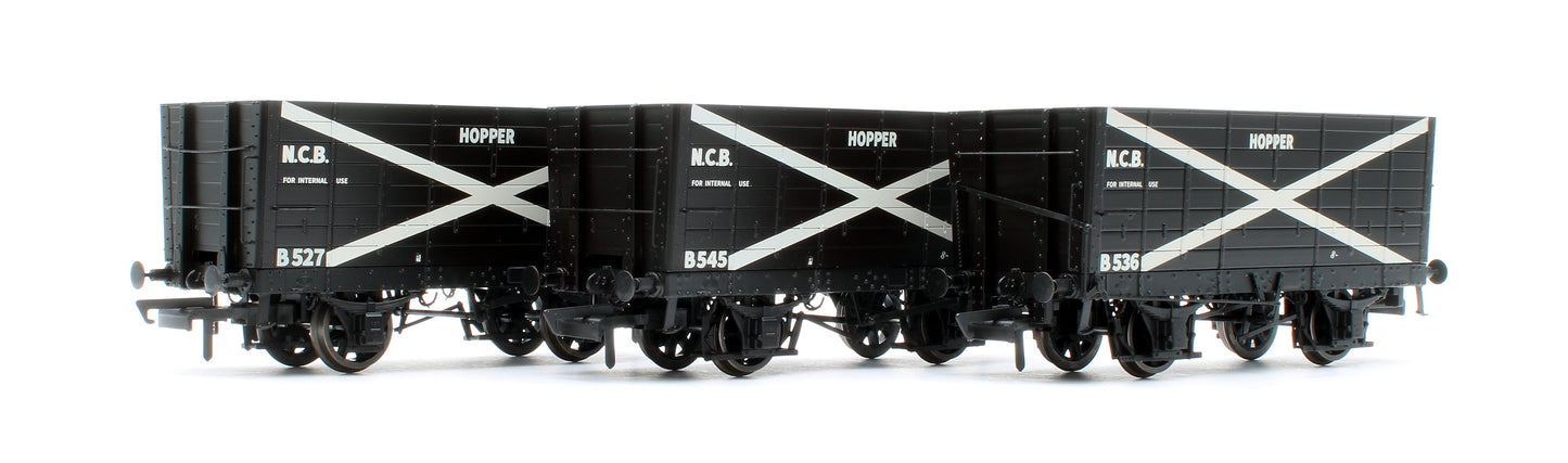 NER 20t Hopper - P7 Hopper - NCB Black, with white cross - Triple Pack