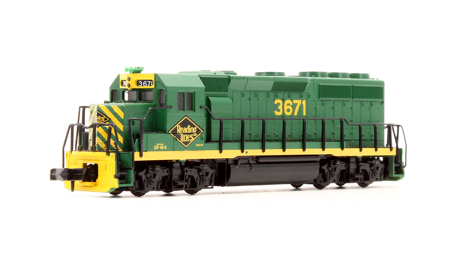 Pre-Owned 48618 GP40-2 Diesel Locomotive Reading - Road #3671