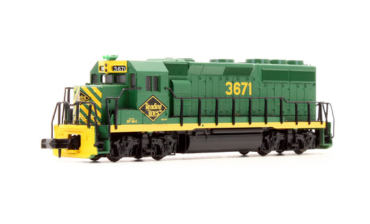 Pre-Owned 48618 GP40-2 Diesel Locomotive Reading - Road #3671