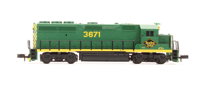Pre-Owned 48618 GP40-2 Diesel Locomotive Reading - Road #3671