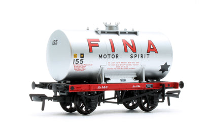 38-781 14T Anchor-Mounted Tank Wagon 'Fina' Silver No.155