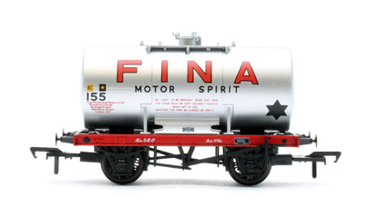 38-781 14T Anchor-Mounted Tank Wagon 'Fina' Silver No.155