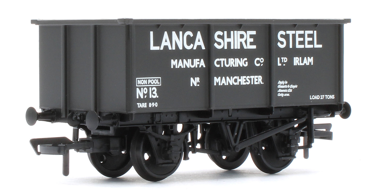37-280A BR 27T Steel Tippler 'Lancashire Steel Manufacturing' Dark Grey No.13