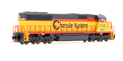 Pre-Owned 49301 SD50 Diesel Locomotive Chessie System - Road #8587